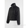 Black short padding coat